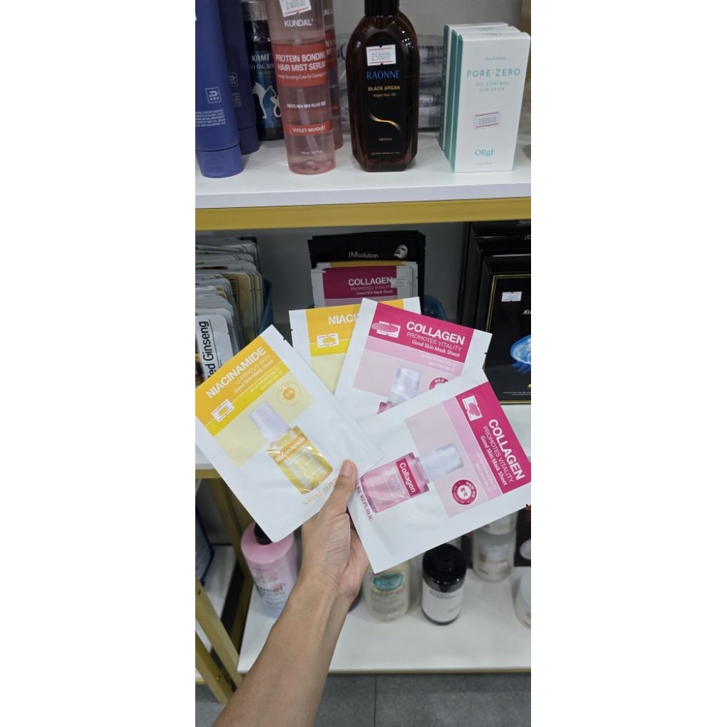 Mặt Nạ Se Khít Lỗ Chân Lông,Trắng da, cung cấp collagen Nature Republic GOOD SKIN Mask Sheet 24