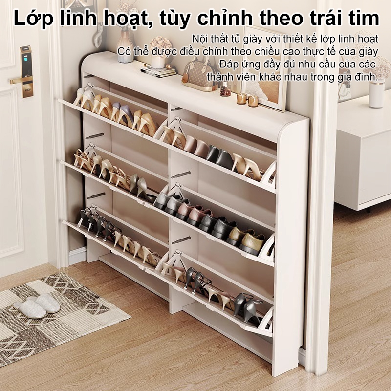 MY Tủ Giày Thông Minh Siêu Mỏng 3 Tầng Cánh Lật Tích Lớn Treo Tường- Có Hậu Kín - Nội Thất An Nhiên | BigBuy360 - bigbuy360.vn
