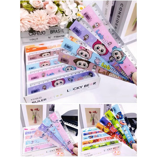 Thước Kẻ 15cm Hình Công Chúa, Siêu Nhân, Labubu dễ thương