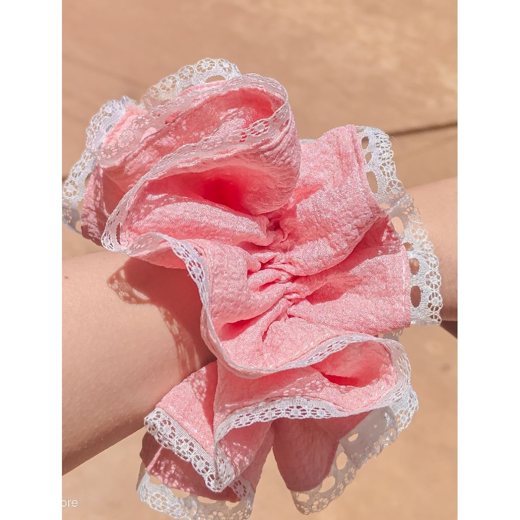 [Dâu Store] Scrunchies siêu to bồng bềnh handmade