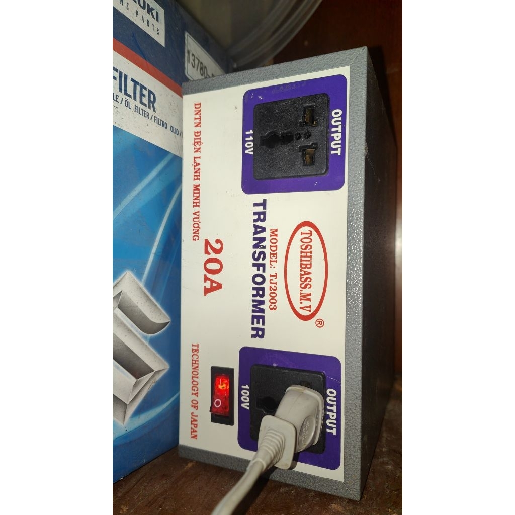 Biến áp tự ngẫu 220v ra 110v 2000VA