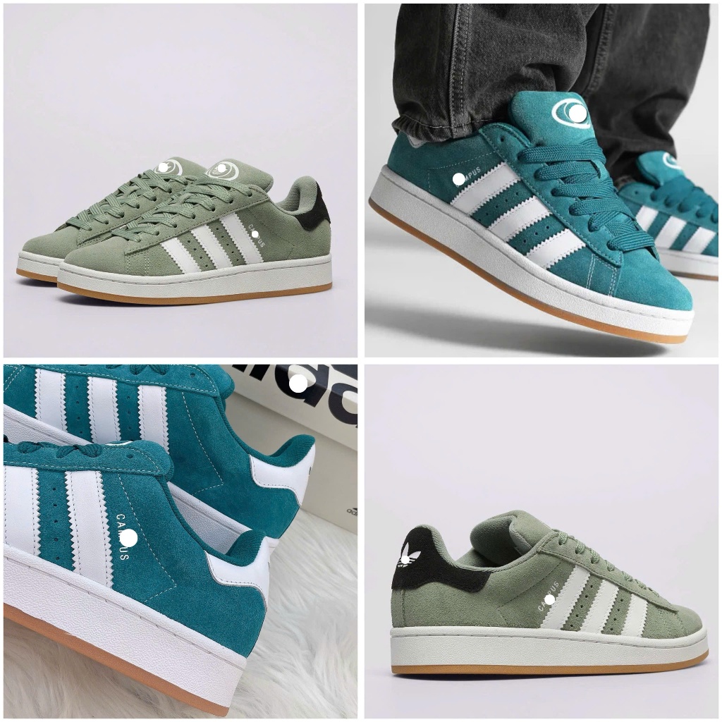 [ CHÍNH HÃNG ] GIÀY ADIDAS CAMPUS CHÍNH HÃNG MÀU XANH GREEN / TEAL WHITE