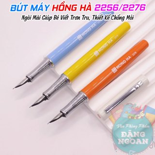  Bút máy nét hoa Hồng Hà Tiny 2276 2256 - Ngòi mài 0.5mm bút viết trơn tru màu sắc tươi sáng 