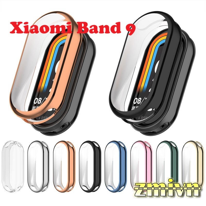 Ốp viền dẻo cho Miband 9 , Mi Band 9 Band 9 chống xước bảo vệ đồng hồ