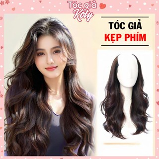  Tóc Giả Kẹp Phím Xoăn Dài 60cm Cho Nữ – Tóc Kẹp Dải Dễ Dùng Tự Nhiên 