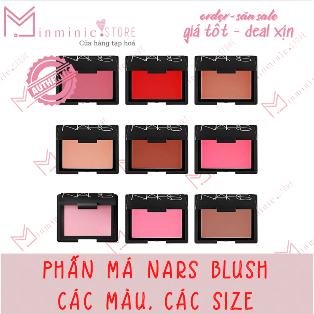 Phấn má Nars Blush Fard À Joues Poudre - các màu và các size | Auth 100%
