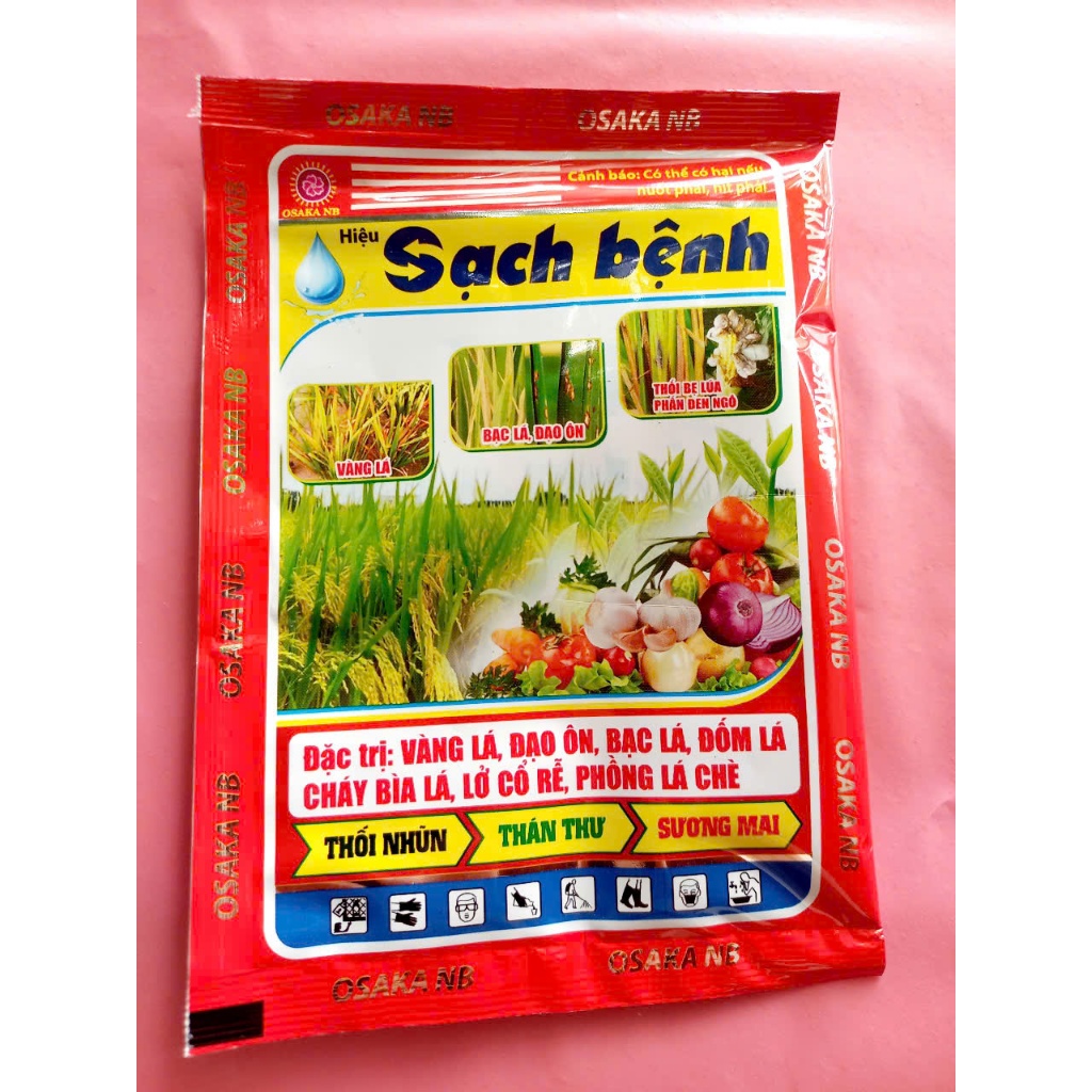 SẠCH BÊNH OSAKA ĐĂC TRI BẠC LÁ,ĐẠO ÔN,CHÁY BÌA LÁ TRÊN LÚA,LEM LÉP HẠT,CHẾT ẺO TRÊN RAU,DƯA,CÀ CHUA,VẢI,NHÃN....