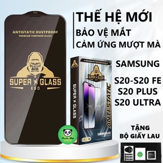 Kính cường lực cao cấp Samsung S20/ S20 PLUS/ S20 FE/ S20 ULTRA cảm ứng mượt mà, full màn-Panda
