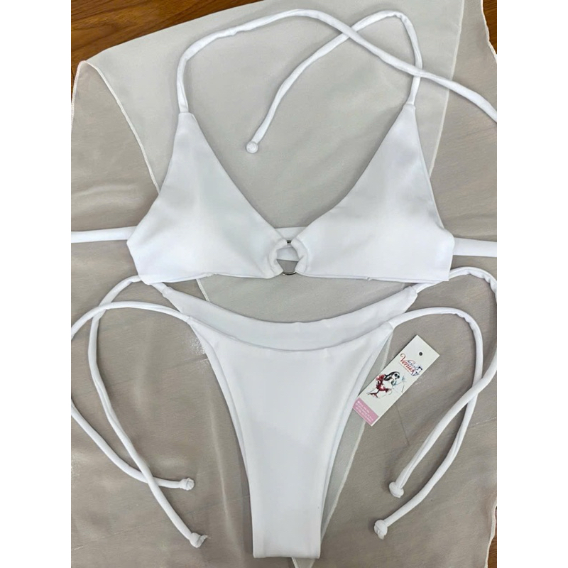 Tuyetanh Bikini 2 mảnh khoen ngực quần nhỏ Hàng loại 1 (sẵn -che tên) | BigBuy360 - bigbuy360.vn