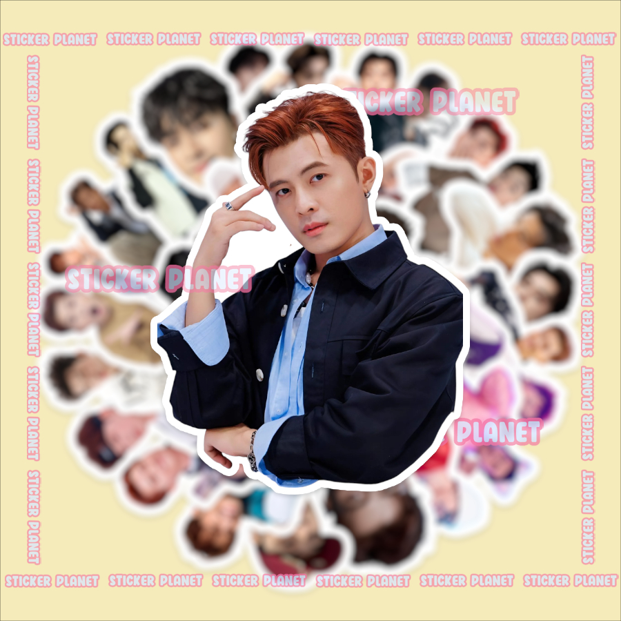 Sticker anh trai Gin Tuấn Kiệt FC GINIOUS trang trí mũ bảo hiểm,guitar,ukulele,điện thoại,sổ tay,lap