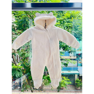 Body lông cừu dành cho bé 0-3 tháng