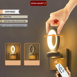  Đèn Phòng Ngủ Decor Đèn Ngủ Cắm Điện Cho Bé Sơ Sinh Điều Khiển Từ Xa tăng giảm độ sáng-Miwa Smart 