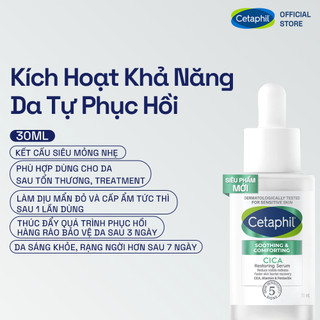   HANNAH x CETAPHIL  Serum tinh chất làm dịu phục hồi chuyên sâu Cetaphil Soothing & Comforting Cica Restoring Serum 30ml 