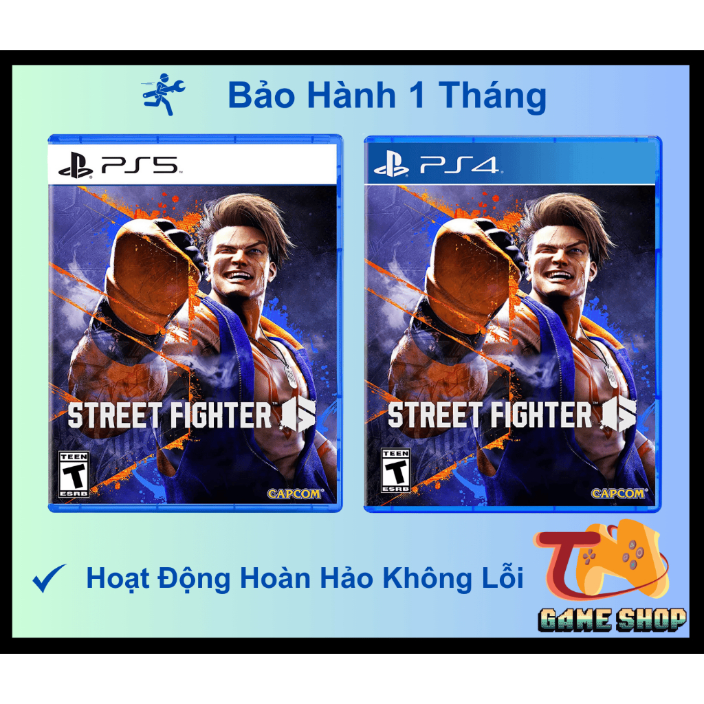 Đĩa Game Ps4 / Ps5: Street Fighter 6