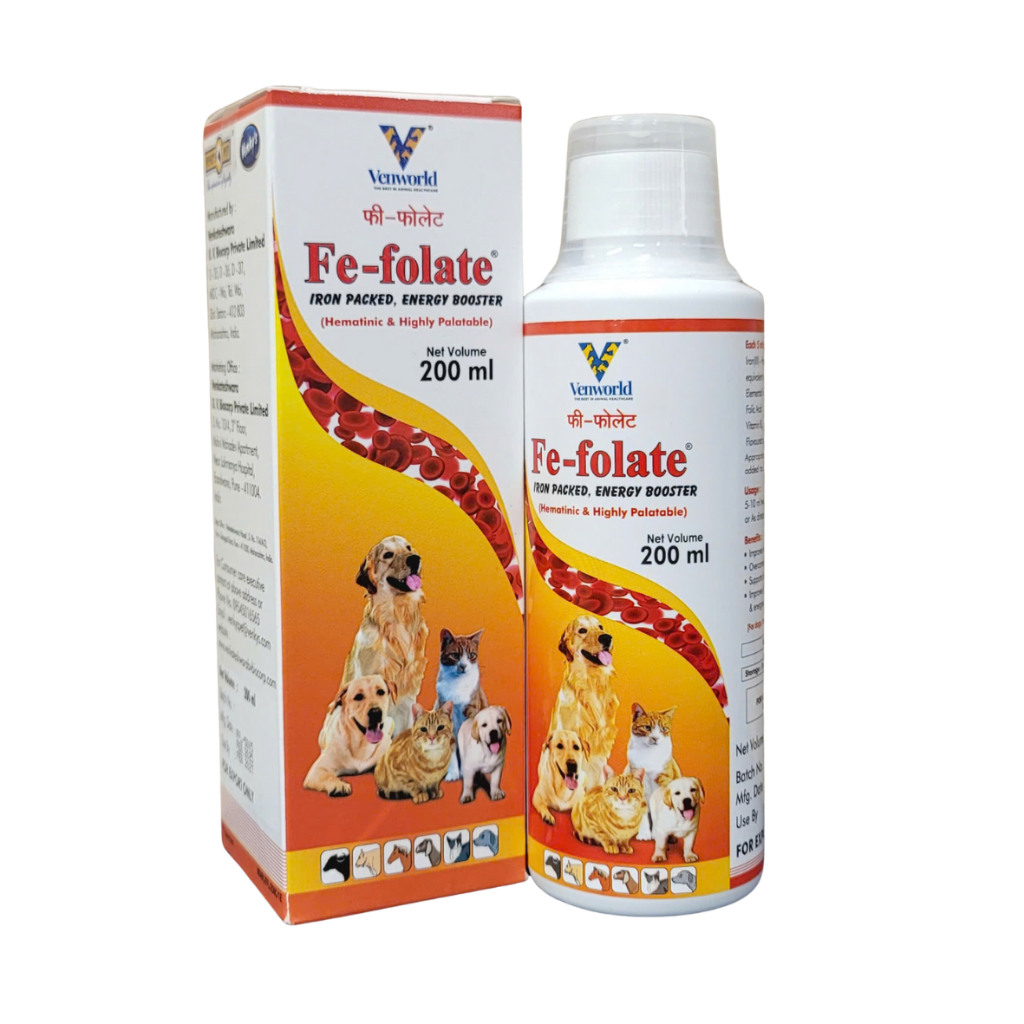 FE-FOLATE CUNG CẤP SẮT TẠI MÁU TRÊN CHÓ MÈO