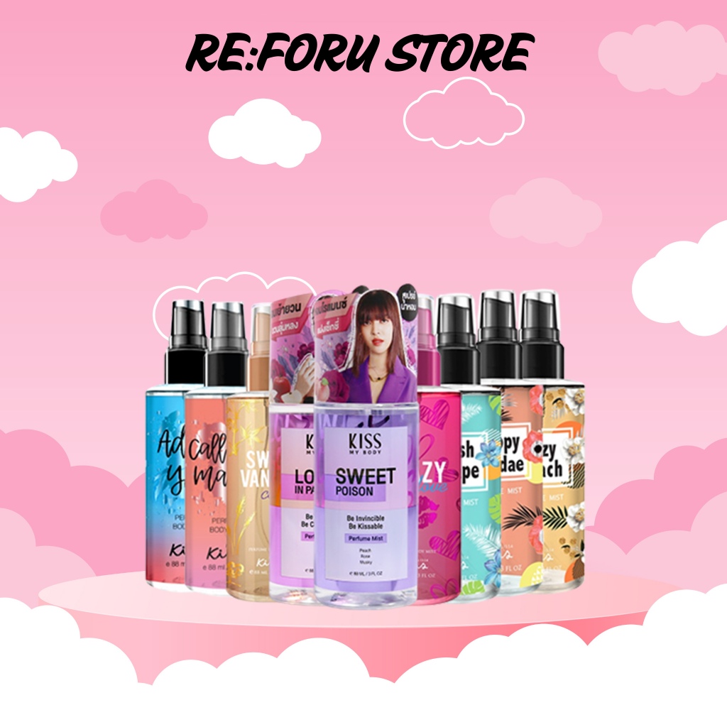 Xịt Thơm Toàn Thân Hương Nước Hoa KISS MY BODY Perfume Mist