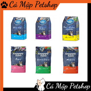 Hạt SnappyTom cho mèo, Hạt cho mèo Snappy Tom mix Cá sấy