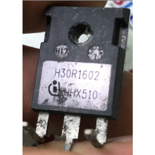 IGBT bếp từ H30R1602 30A-1600V TO-3P tháo máy MẶT BÓNG - hãng Infineon