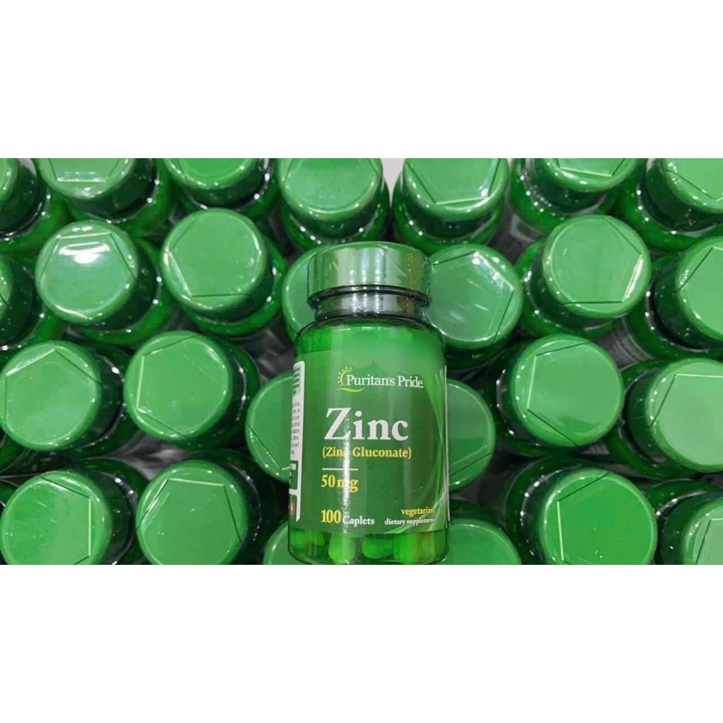 Viên uống bổ sung Kẽm Puirtan's Pride Zinc 50mg Mỹ