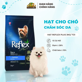 Hạt Cho Chó Reflex Plus 3Kg- Thức Ăn Dành Cho Chó Trưởng Thành Giống Chó Mini Và Nhỏ - Vị Cá Hồi - HAPPY PETFAMILY