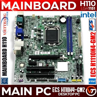  Mainboard ECS H110H4-GM2 Hỗ trợ CPU G4560 i3 7100 i5 6500 ...Đã qua sử dụng LikeNew BH 1 Tháng 