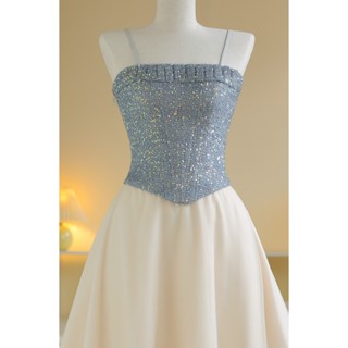  SÒ VINTAGE - ELSA Áo corset kim sa đan dây 