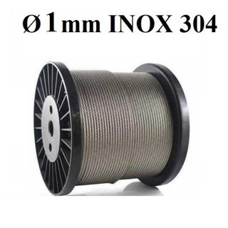 Dây cáp INOX 304 Ø [ 1mm ] (Giá / 1 mét)