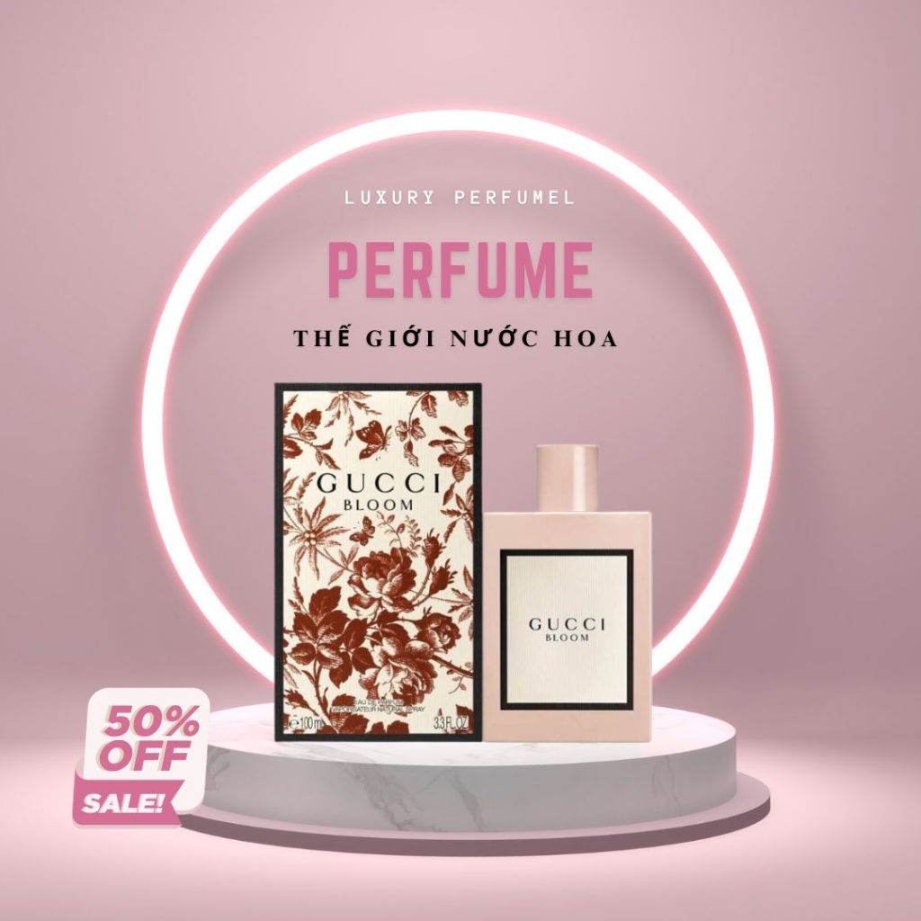[ Nước Hoa Sale 50% ] Nước Gucci Bloom Hoa Nữ  EDP 100ml - Nước Hoa hương tự nhiên Cao Cấp Ngọt Ngào