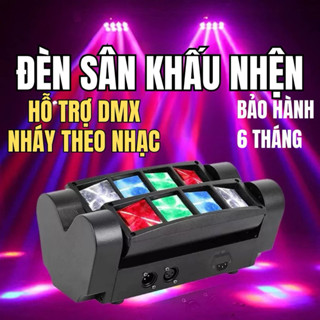  Đèn LED Sân Khấu Nhện Thế Hệ Mới 2024 hiệu ứng RGB + Laser cho các sự kiện tại vũ trường bar và đám cưới bữa tiệc ZINIA 