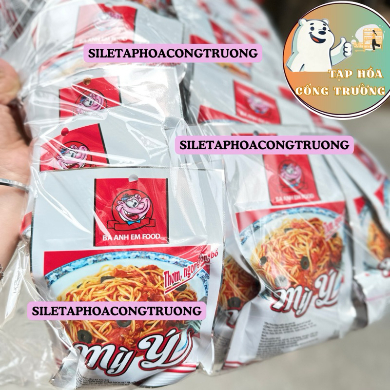 Sỉ bịch 50 gói snack mỳ Ý Ba Anh Em Food, Snack Mỳ Ý Ba Anh Em Chua Cay, Tăm Cay Tuổi Thơ, đồ ăn vặt