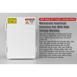 TỦ ĐIỆN NHỰA CHỐNG NƯỚC IP 65 ,HỘP KỸ THUẬT CHỐNG CHÁY ABS LIHHAN