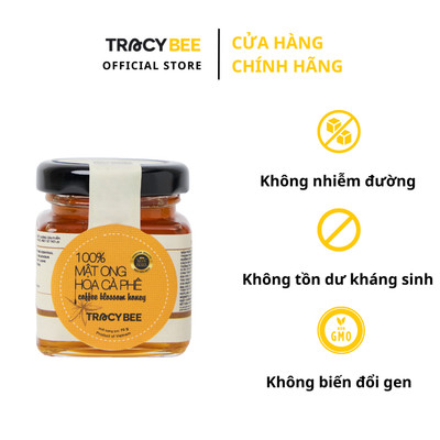 MẬT ONG TRACYBEE HOA CÀ PHÊ NGUYÊN CHẤT 70G