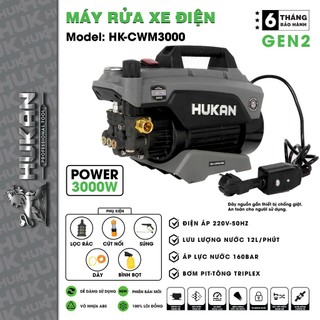  Máy rửa xe chỉnh áp HUKAN HK-CWM3000 Công nghệ INVERTER MỚI Công suất 3000W Có ÁT CHỐNG GIẬT 