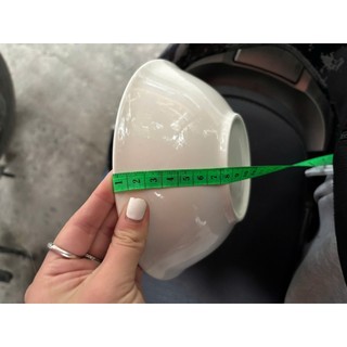 Tô sứ trắng loe GDHT 18cm ăn phở