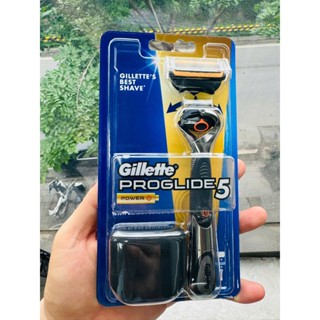 Dao cạo râu 5 lưỡi Gillette - Nhỏ gọn, đầu cạo linh hoạt, tay cầm chống trơn trượt 360 độ