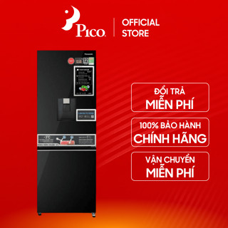 [Pico Official - Lắp đặt 0Đ HN HCM] Tủ lạnh PANASONIC NR-BV331WGKV 300 lít Inverter màu kính đen
