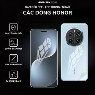  Miếng Dán dẻo PPF Honor magic 8 7 pro 6 RSR 100 gt trong suốt hoặc nhám bảo vệ full body điện thoại 