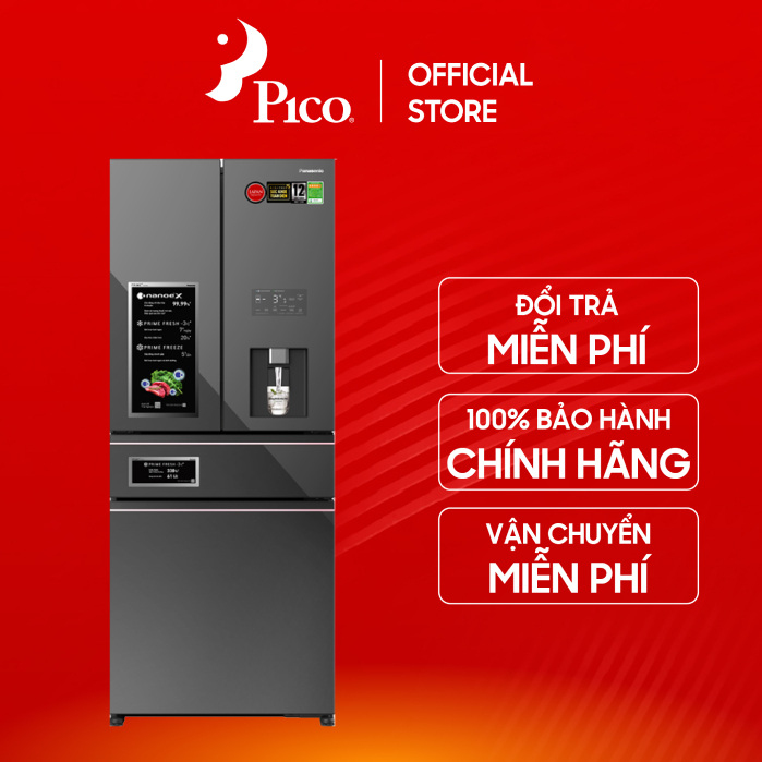 Tủ Lạnh Panasonic NR-YW590YMMV 540 Lít Inverter Multi Door PRIME+ Edition