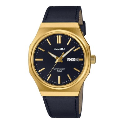 Đồng Hồ Nam Dây Da Chính Hãng Casio MTP-E735GL-1A