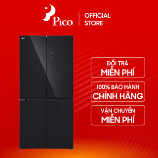Tủ lạnh LG Inverter 474 lít Multi Door LFB47BLG - Mẫu mới 2025 - Mặt gương - Tủ lạnh 4 cánh giá rẻ