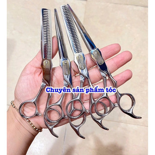 ✅W Kéo cắt tỉa tóc cao cấp 6.0 in thép nhật S440C độ cứng 62HRC lưỡi sắc bén chất lượng vượt trội ( W 2 ốc )