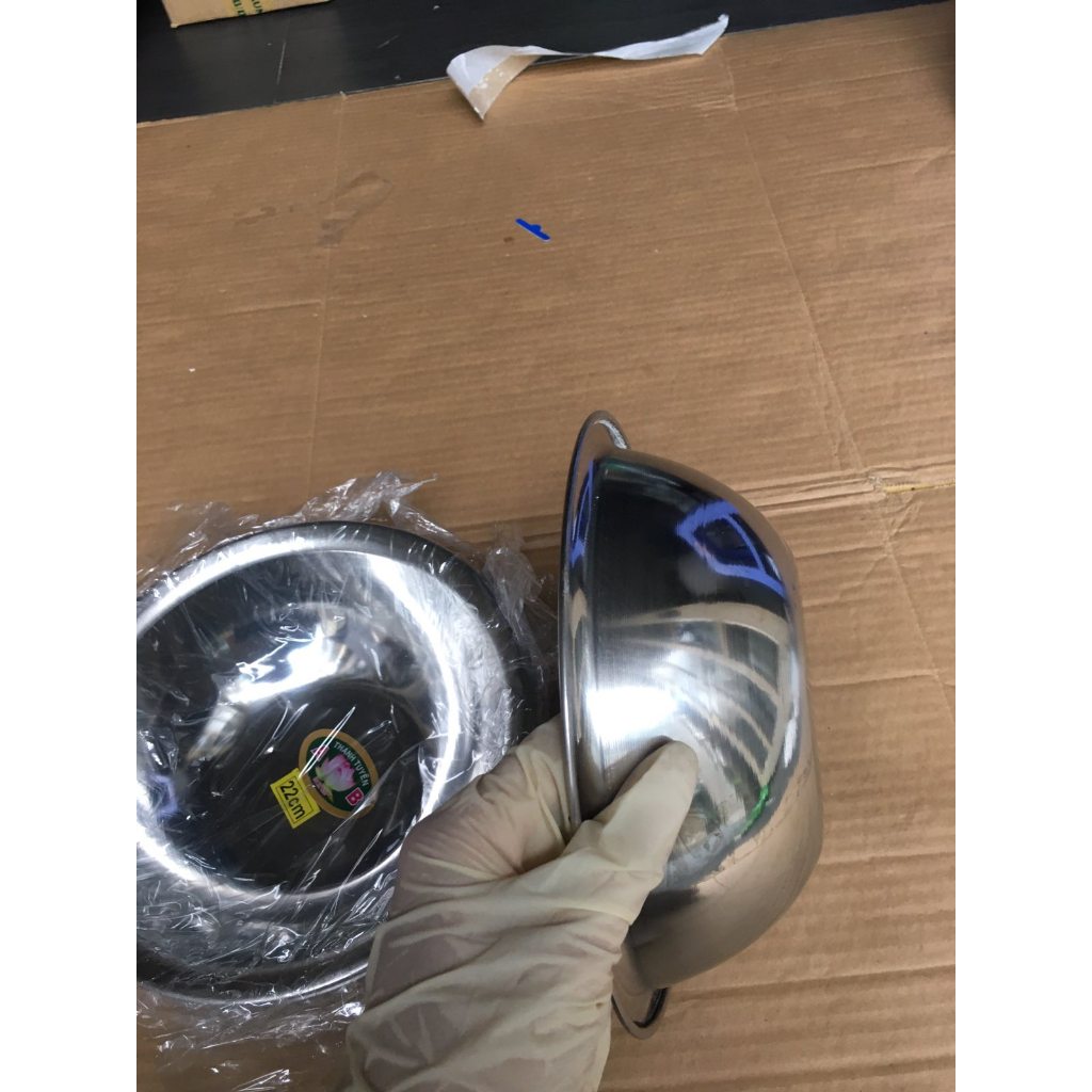 Thau inox để xe đẩy inox - Thau inox dùng cho xe đẩy dụng cụ spa