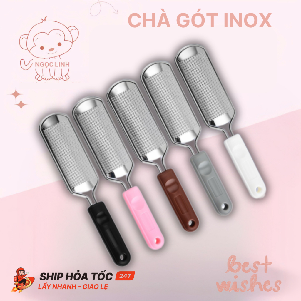 Bàn chà gót chân, Cây chà gót chân inox, Dụng cụ chà gót chân