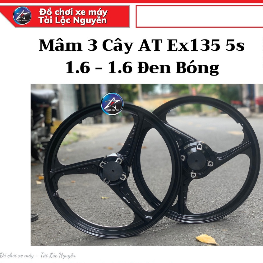 MÂM 3 CÂY AT BẢN 1.6-1.6 CHO EX135 5S ĐEN BÓNG