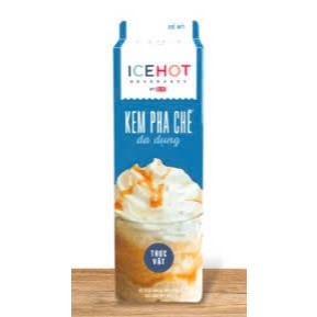 (GIAO HỎA TỐC) KEM SỮA , KEM BÉO THỰC VẬT, RICH ONTOP/TOPPING BASE - NGUYÊN LIỆU LÀM BÁNH, TRÀ SỮA