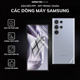  Miếng dán dẻo PPF Điện thoại Samsung S24 Ultra plus fe trong suốt nhám chống bám vân tay KINGSHIELD 