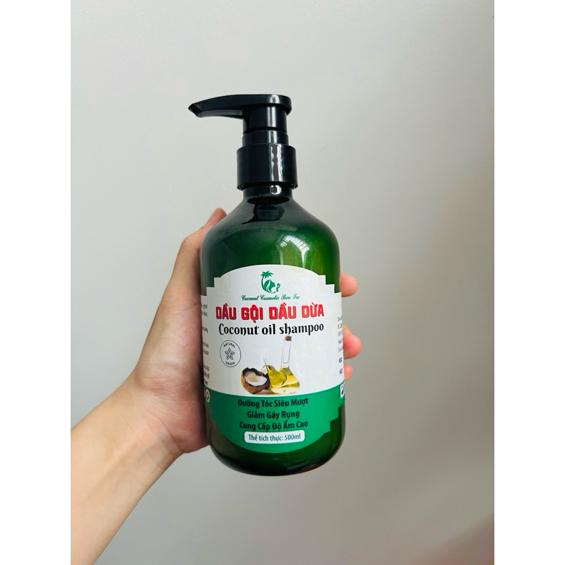 DẦU GỘI ĐẦU DẦU DỪA 500ml Coconut Cosmetic Ben Tre
