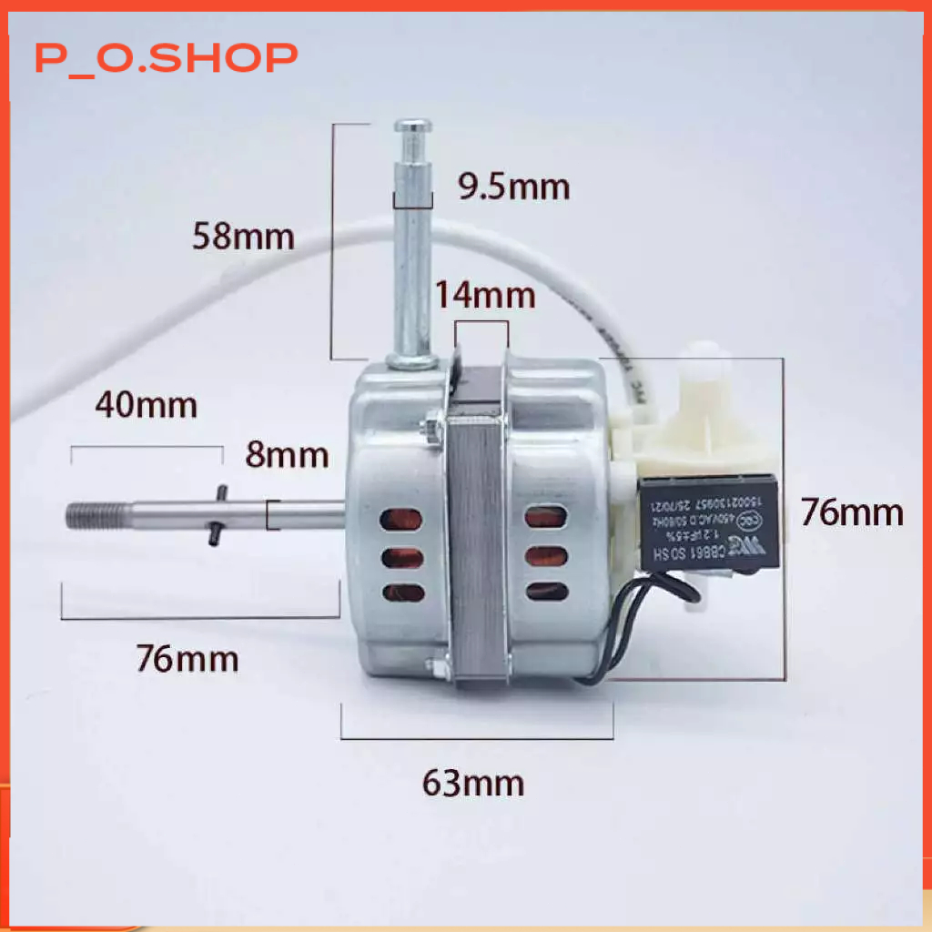 【🔥Rẻ】Đầu quạt không chổi than 220V, động cơ quạt 16/18 inch, nút kéo trục động cơ, 2 vòng bi có hồi 