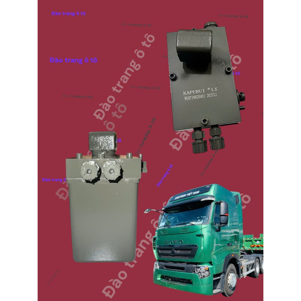 Kích cabin howo đầu kéo WG9719820001 dùng cho xe ô tô howo đầu kéo bơm tay