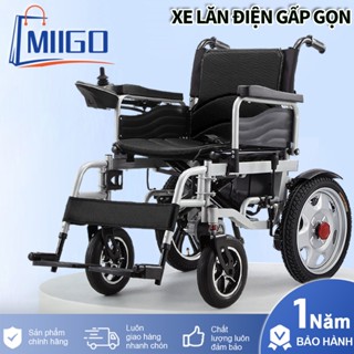 Xe lăn điện cao cấp xe lăn cho người già người khuyết tật đa năng gấp gọn Bình 24V12A